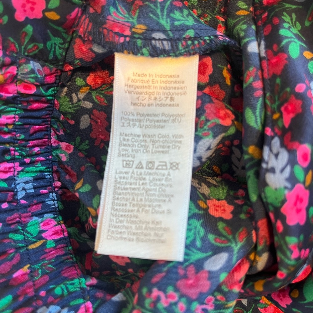 J.Crew Mini Bias-Cut Floral Slip Skirt Satin A-Line 90s French Girl - Picture 5 of 8